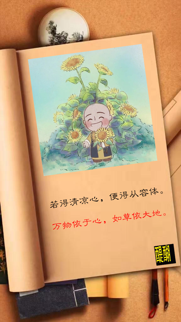 若得清凉心，便得从容体