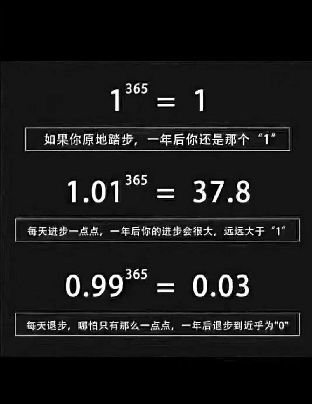如果原地踏步...如果每天进步一点点...