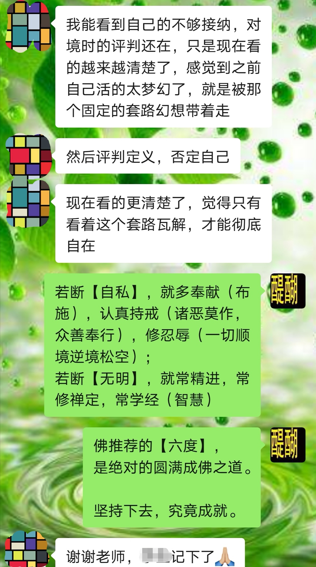 佛推荐的【六度】，  是绝对的圆满成佛之道。  坚持下去，究竟成就。