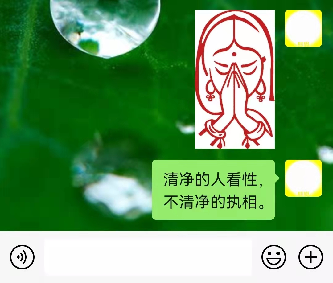 清净的人看性 不清净的执相