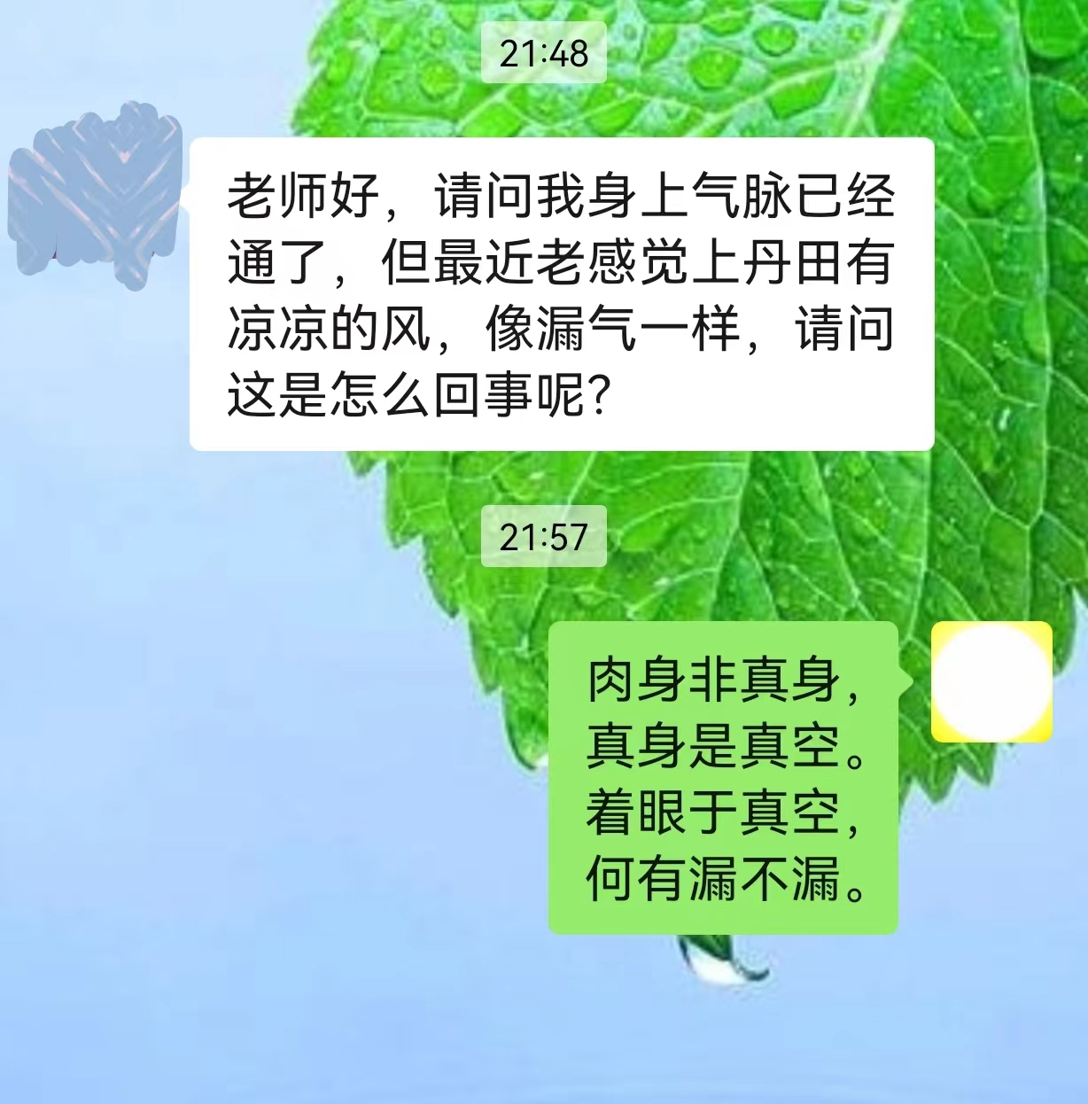 肉身非真身，真身是真空